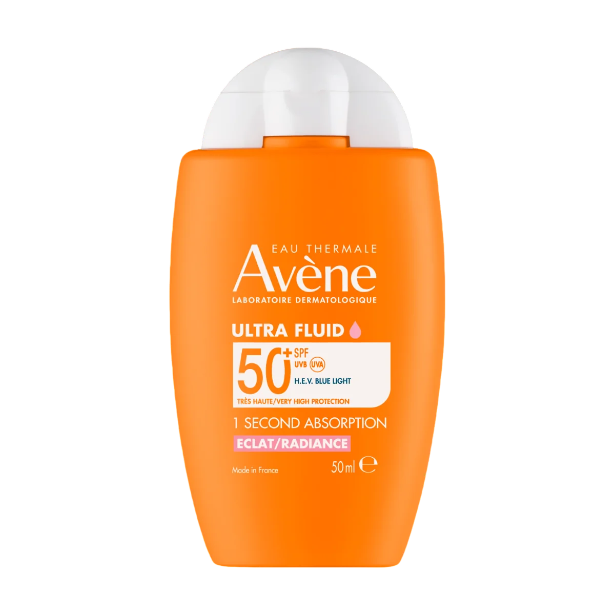 Avene, Ultra Fluid, Radiance, Fluid, For Face, SPF 50+, 50 ml