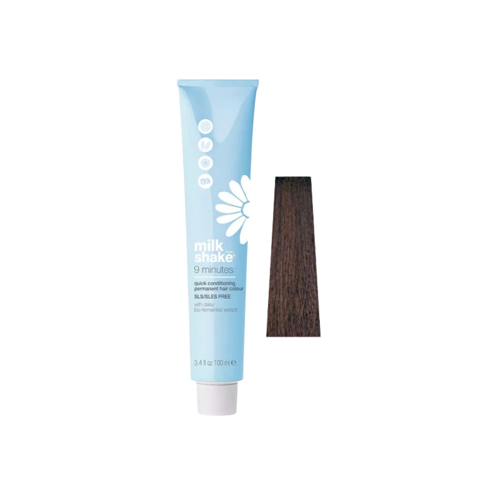Milk Shake, 9 Minutes, Permanent Hair Dye, 6.356GM Dark Mahogany Blonde, 100 ml