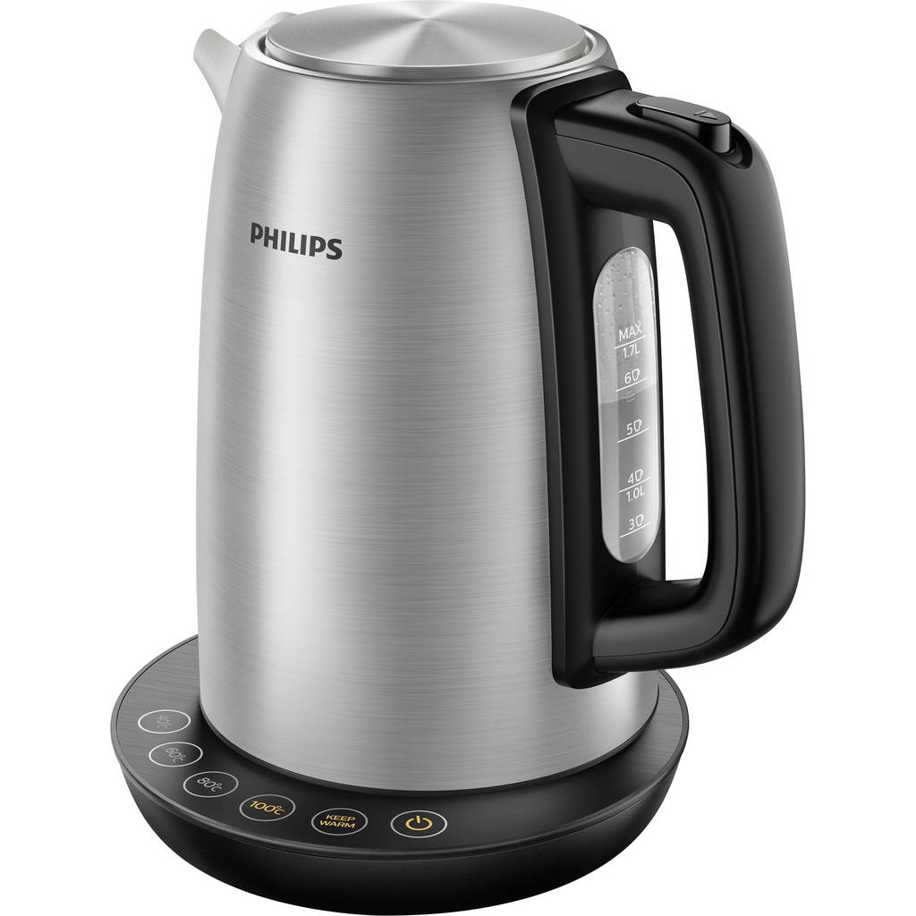 Fierbințeală Philips Home HD9359/90 Avance Oțel inoxidabil, Negru Capacitate:  HD9359/90