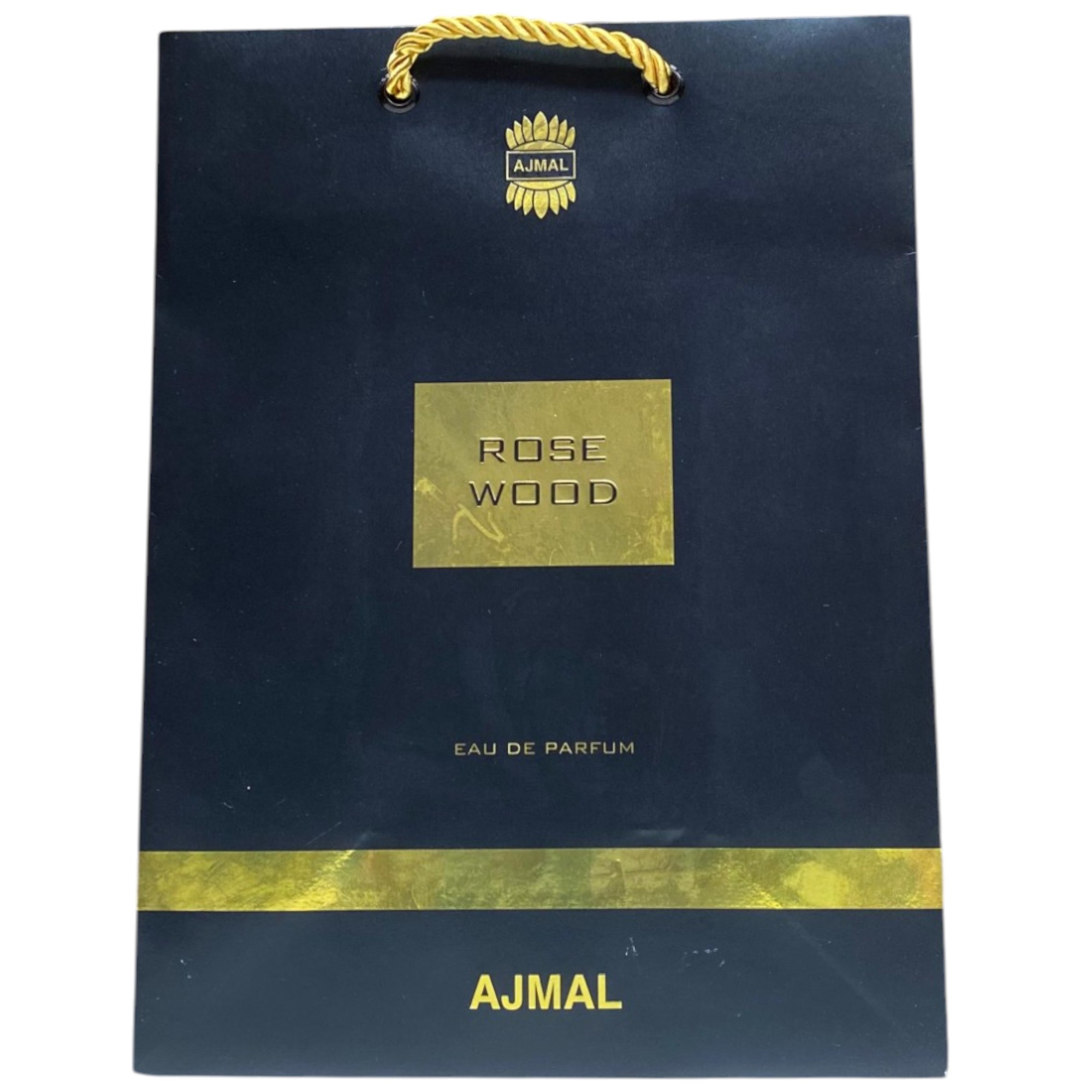 Ajmal, Lemn de Trandafir, Cumpărături, Punga din Carton pentru Cumpărături, Hârtie, Negru