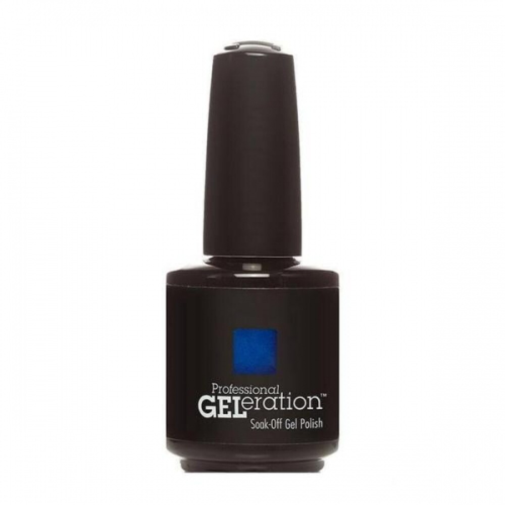 Jessica, GELeration Colours, Semi-Permanent Nail Polish, GEL-985, Blue Lagoon, 15 ml