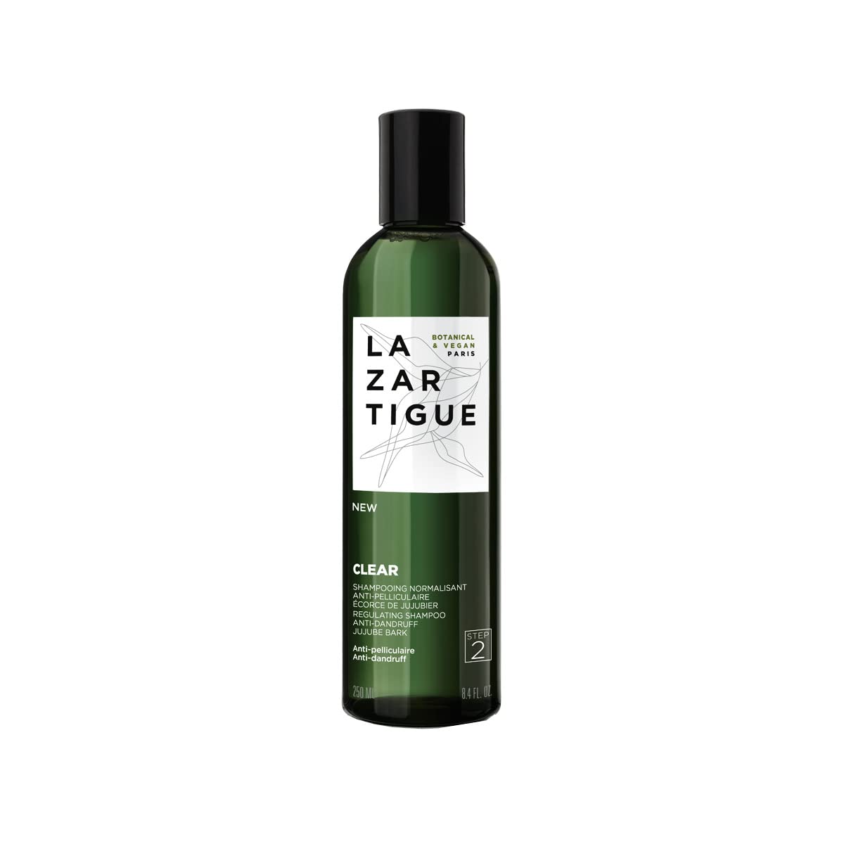 Lazartigue, Clătire, Vegan, Şampon pentru păr, Antidetoxifiant de scalp, 250 ml.