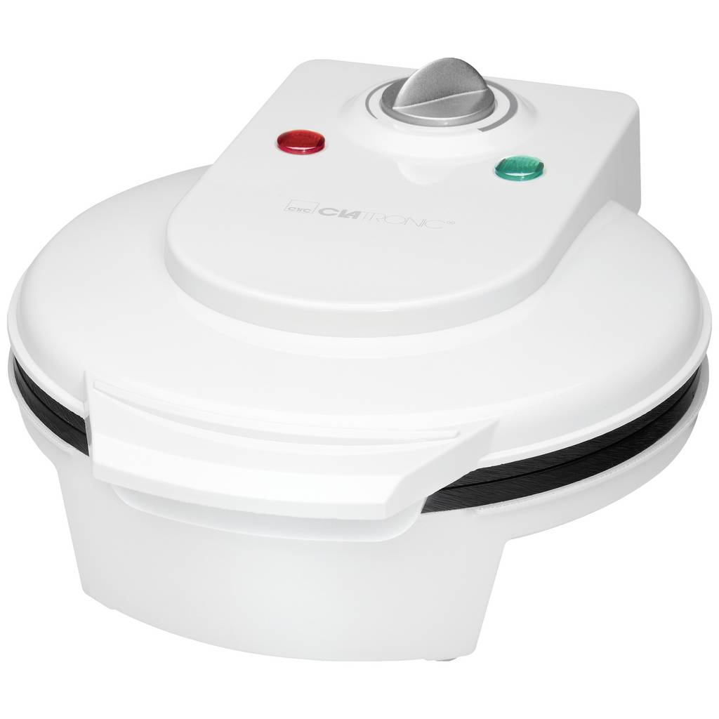 Clatronic WA 3491 Waffle maker Non-stick coating White 261679