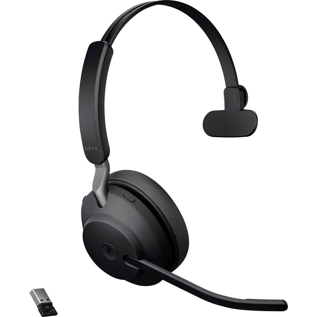 Jabra Evolve2 65 monaural On-ear headset Bluetooth® (1075101) Mono 26599-899-999