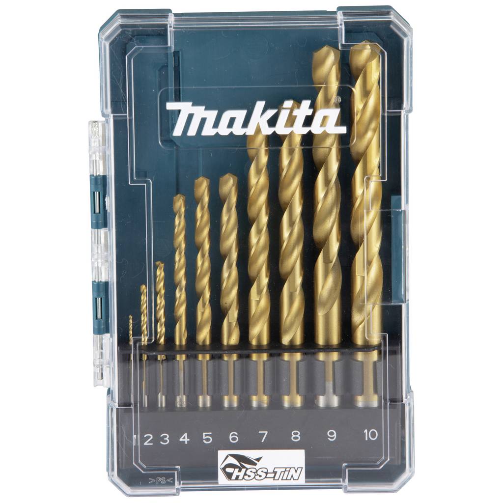Makita D-72849 Twist drill bit set 1 mm, 2 mm, 3 mm, 4 mm, 5 mm, 6 mm, 7 D-72849
