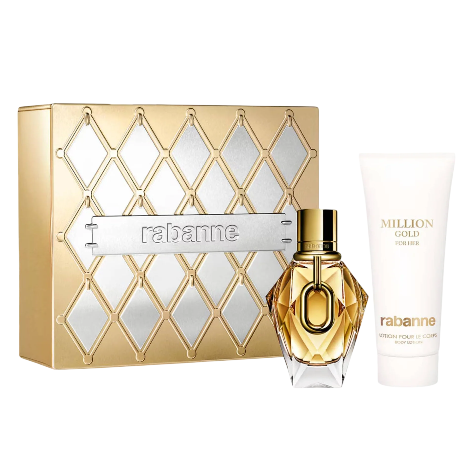 Paco Rabanne: Milion Aur, Parfum, Pentru Femei, 50 ml + Milion Aur, Hidratantă, Balsam de corp, 100 ml
