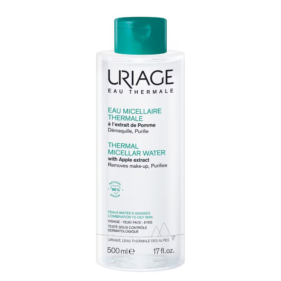 Uriage, Apă Termală Uriage, Purificare, Apă Micelară, Pentru Piele Mixtă/Oilată, 500 ml