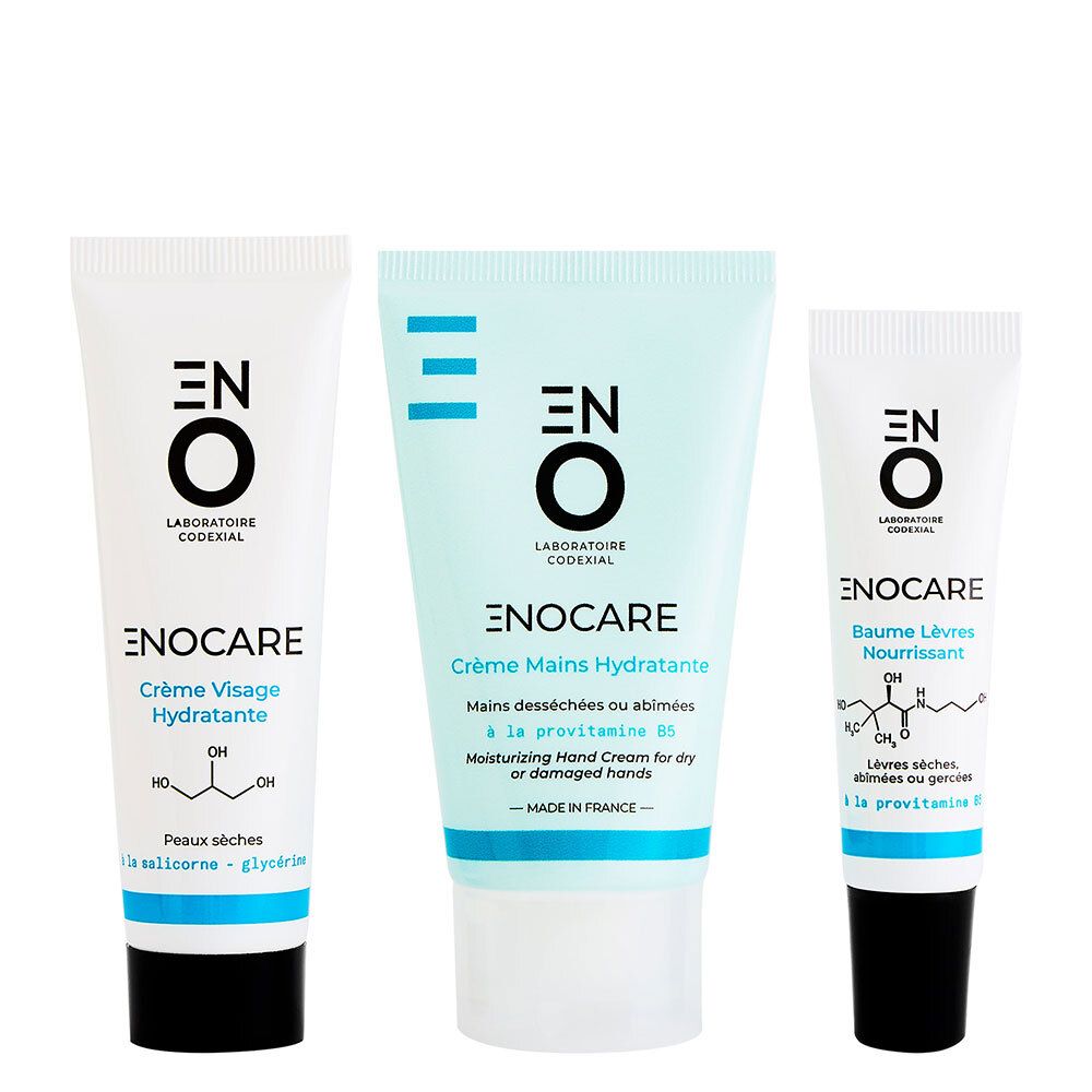 Set Kodexial: 
Enokar, VİTAMİN B5, Nemlendirici, El Kremi, 50 ml
+ Enokar, VİTAMİN B5, Nemlendirici ve Onarım, Ağız Koruyucu Tedavi, 15 ml
+ Enokar, Glikerin, Nemlendirici, Cilt Kremini, Yüz İçin, 30 ml