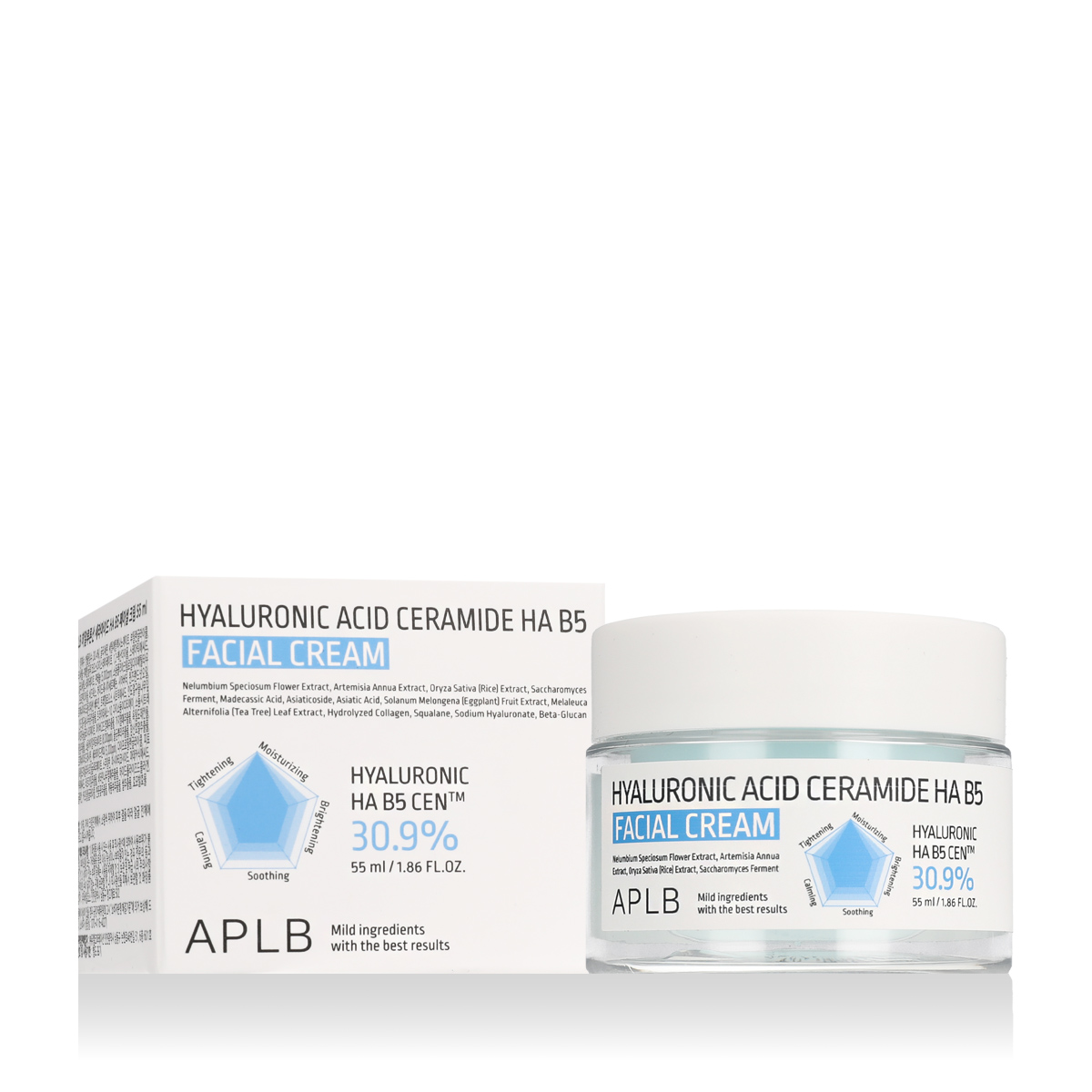 APLB Hyaluronic Acid Ceramide HA B5 Facial Cream 55 ml