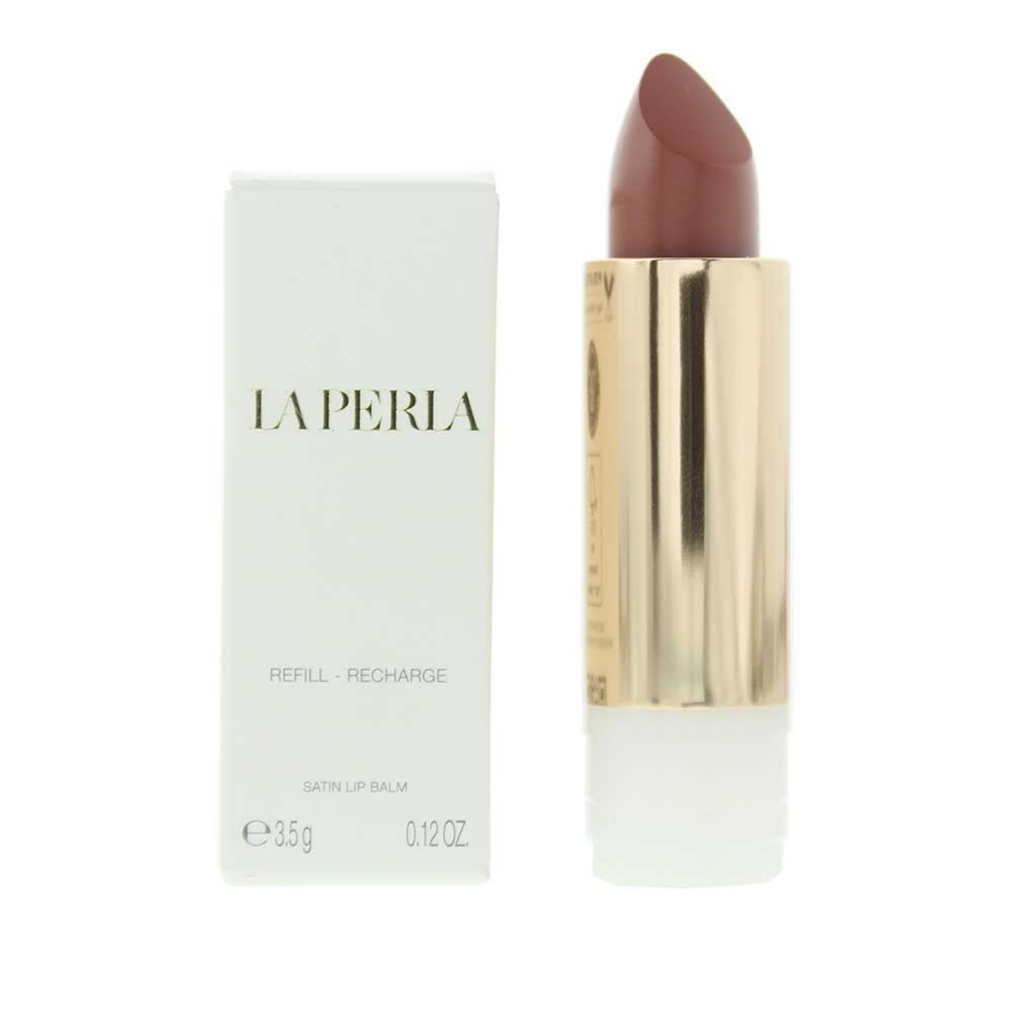 La Perla, Satin Lip Balm, Cream Lipstick, 203, Espresso, Refill, 3.5 g