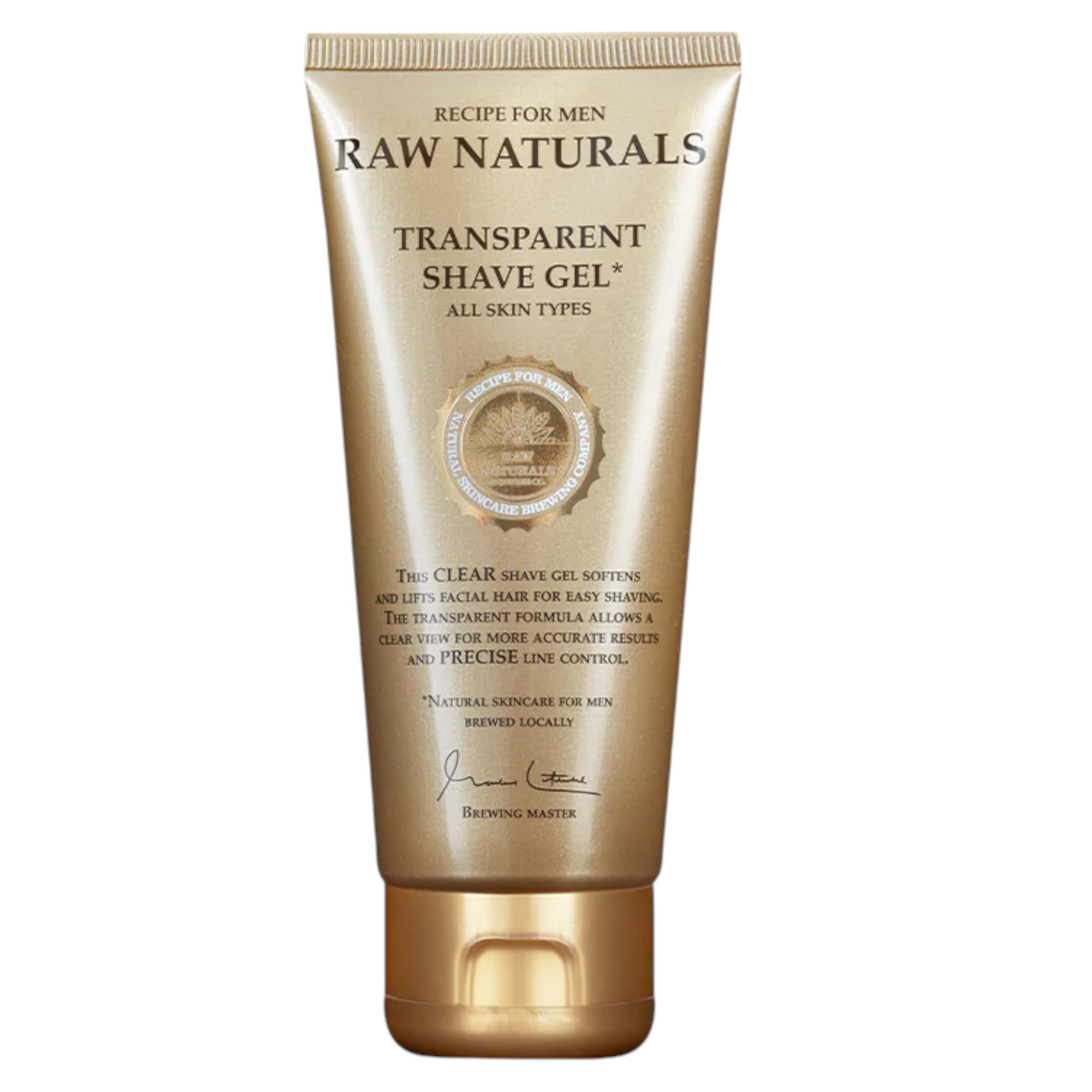 Naturale crude, Transparente, 100% vegetariană, Hidrant și îmbracând pielea, Gel de rasare, 100 ml.