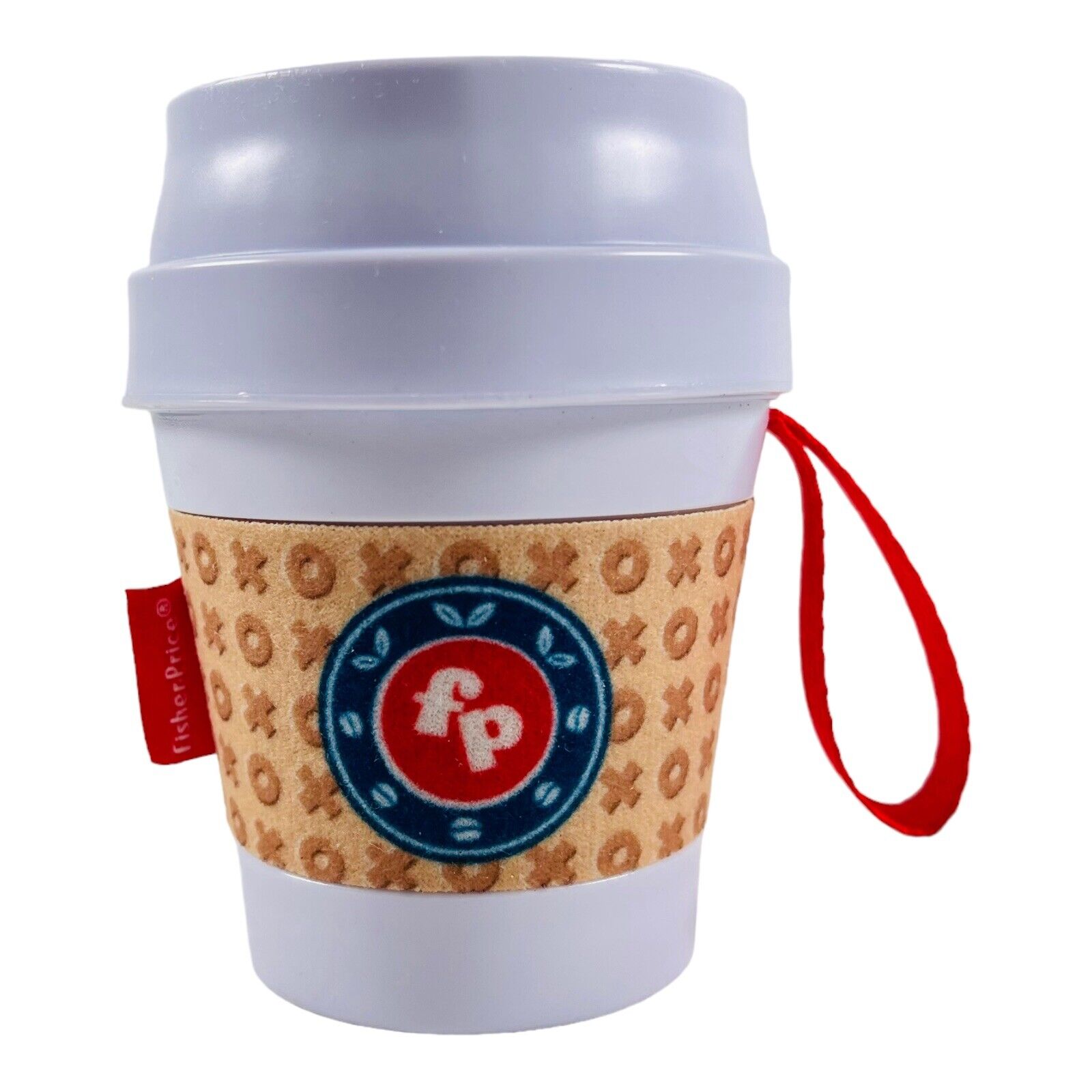 Fisher Price, Paharul de Cafea, Zgomote cu Jucărie pentru Incisivităție 2-in-1, Neutru, +3 luni
