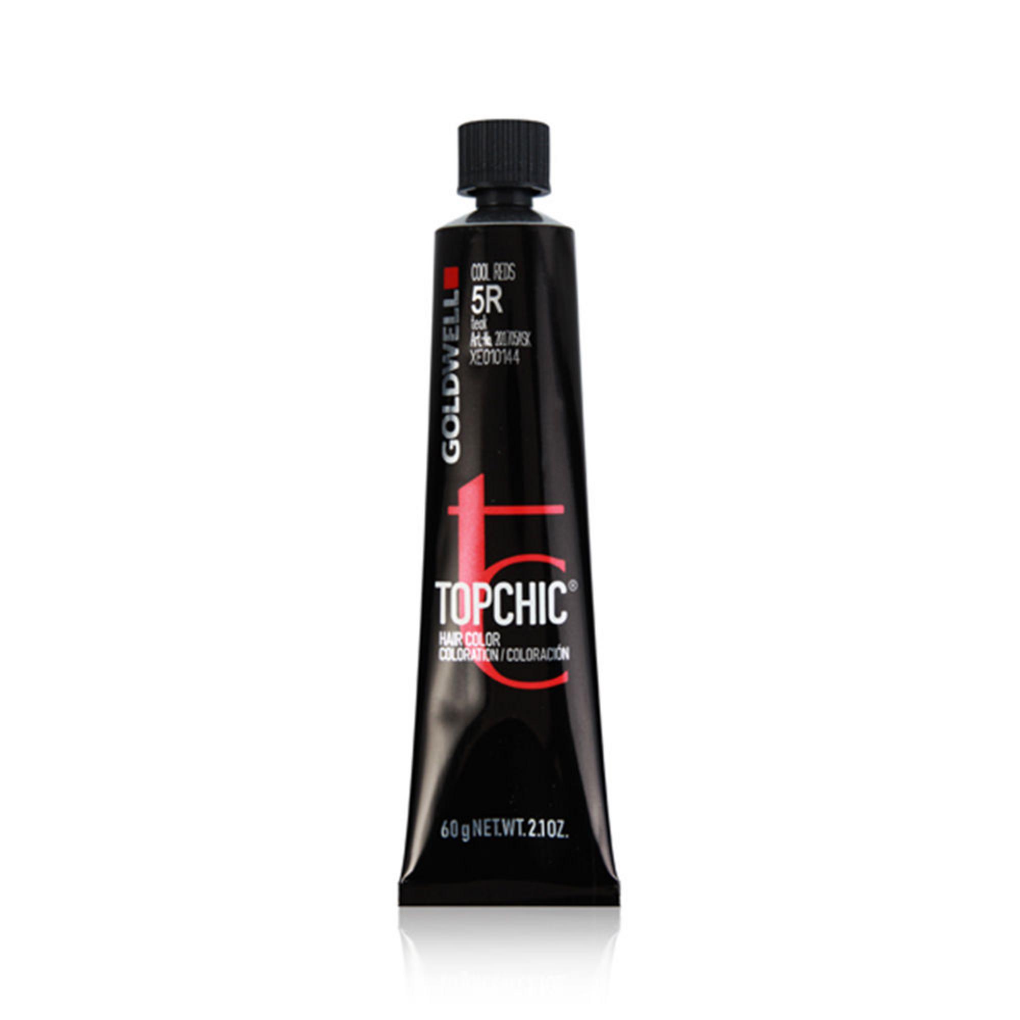 Goldwell, TopChic, Pălăria de păr permanentă, 5R Teak, 60 ml.