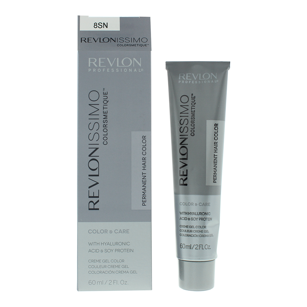 Revlon, Revlonissimo Colorsmetique, Permanent Hair Dye, 8SN Light Blonde, 60 ml