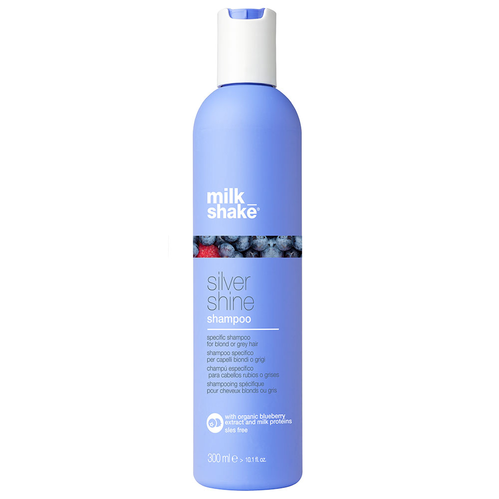 Shake de Milk, Strălucire Argint, Fără sulfat, Spuma pentru păr, Pentru neutralizarea tonurilor galbene, 300 ml