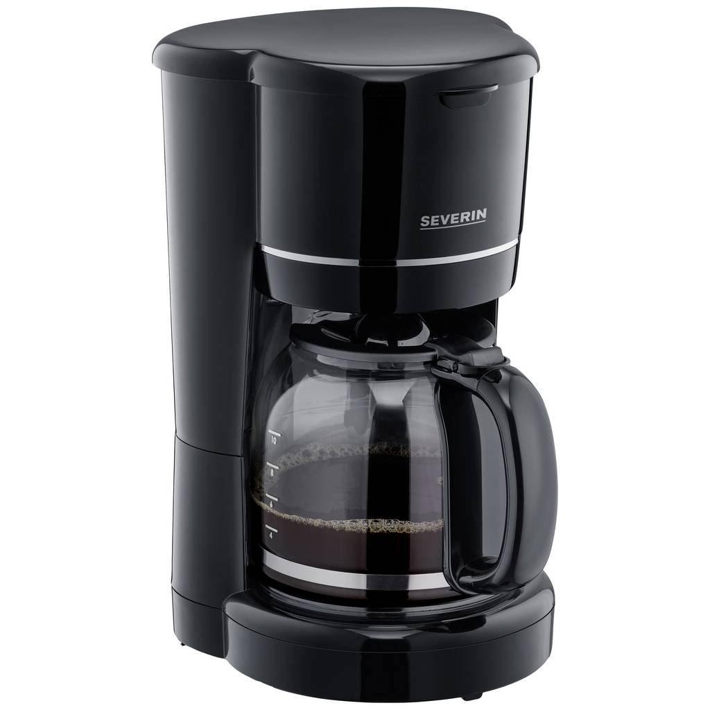 Severin 4320 Coffee maker Black Cup volume=10 Glass jug, Plate warmer 4320
