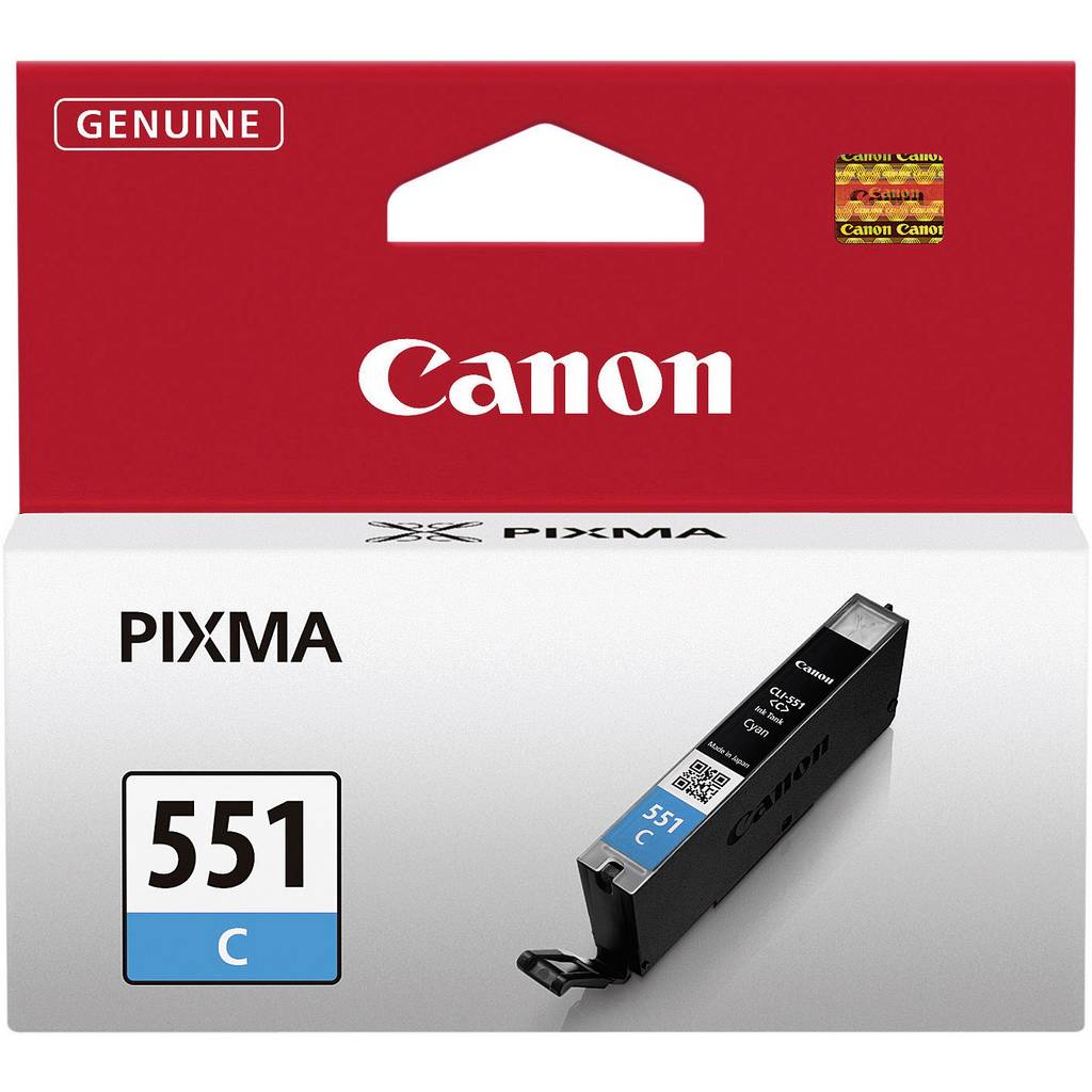 Canon Ink cartridge CLI-551C Original Cyan 6509B001 6509B001