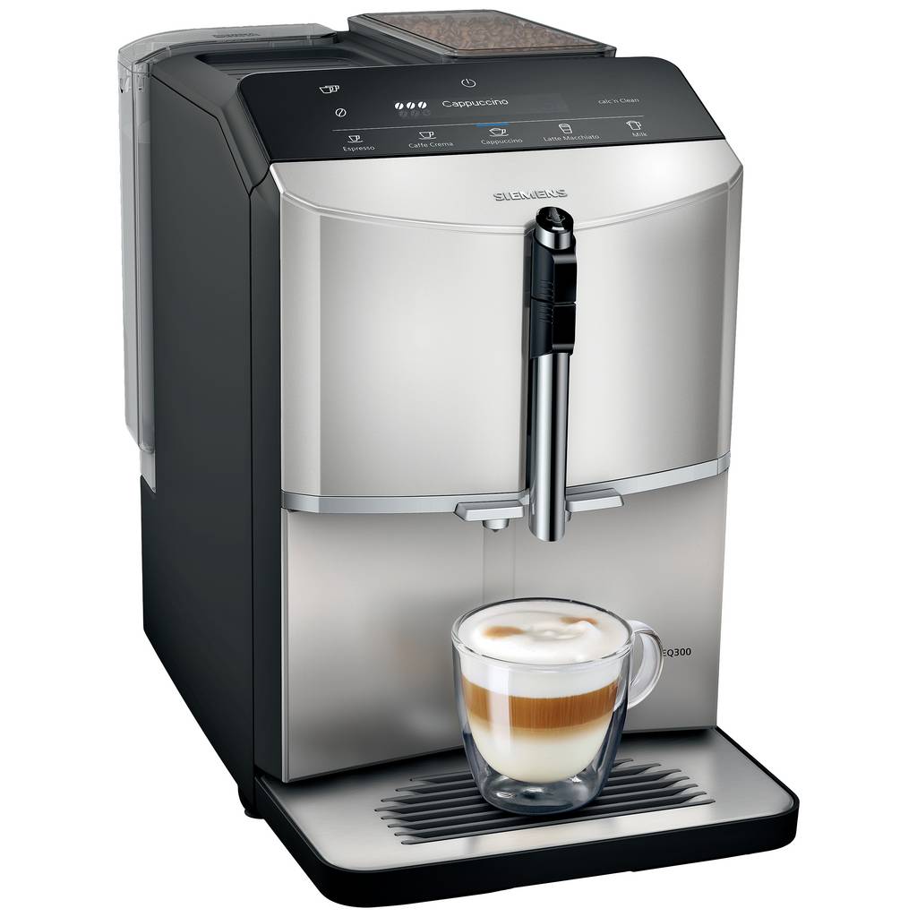 Siemens Hausgeräte TF303E07 Fully automated coffee machine Silver (meta TF303E07