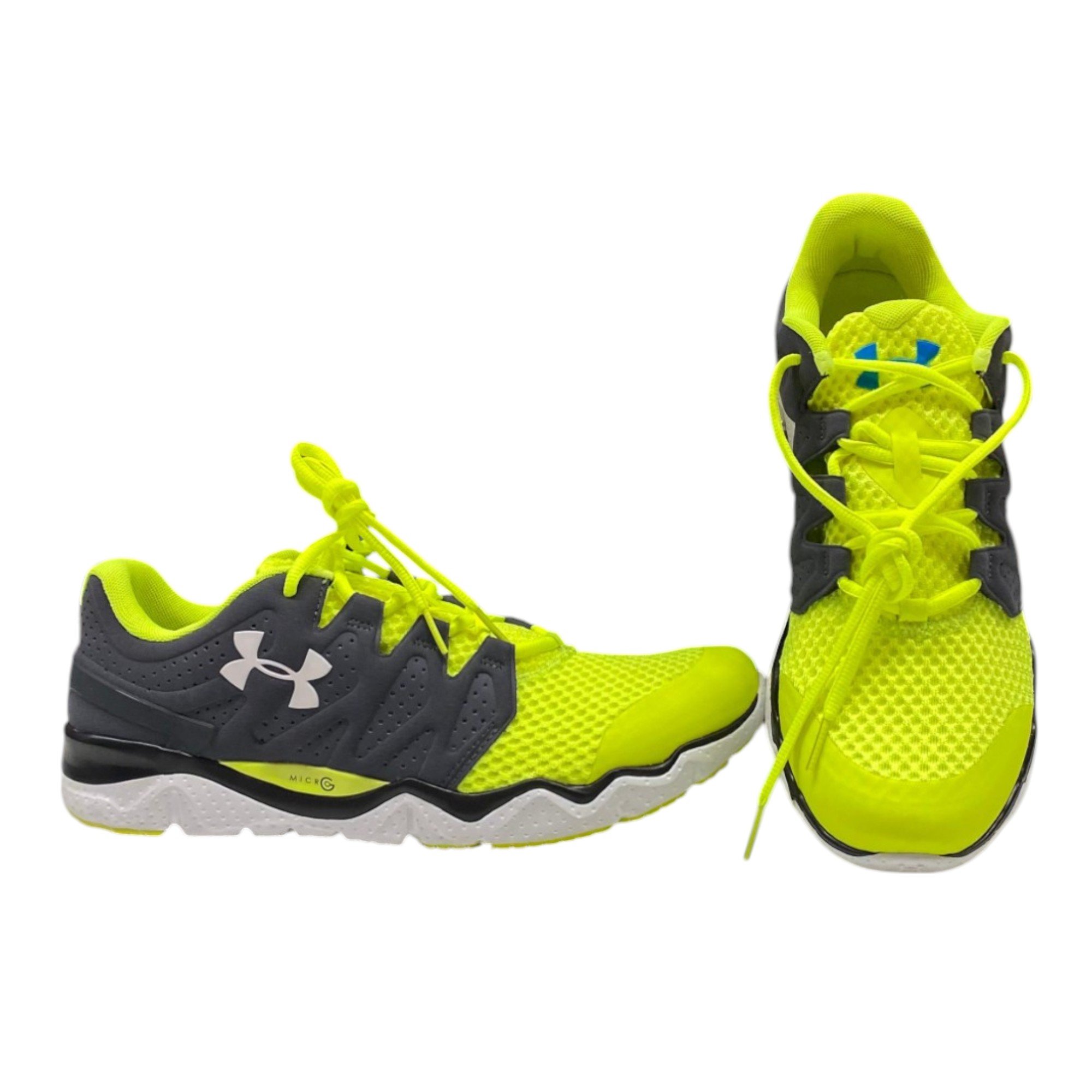 Under Armour, Micro G Optimum, Spor Ayakkabıları, Gri/Nötron, Erkekler için