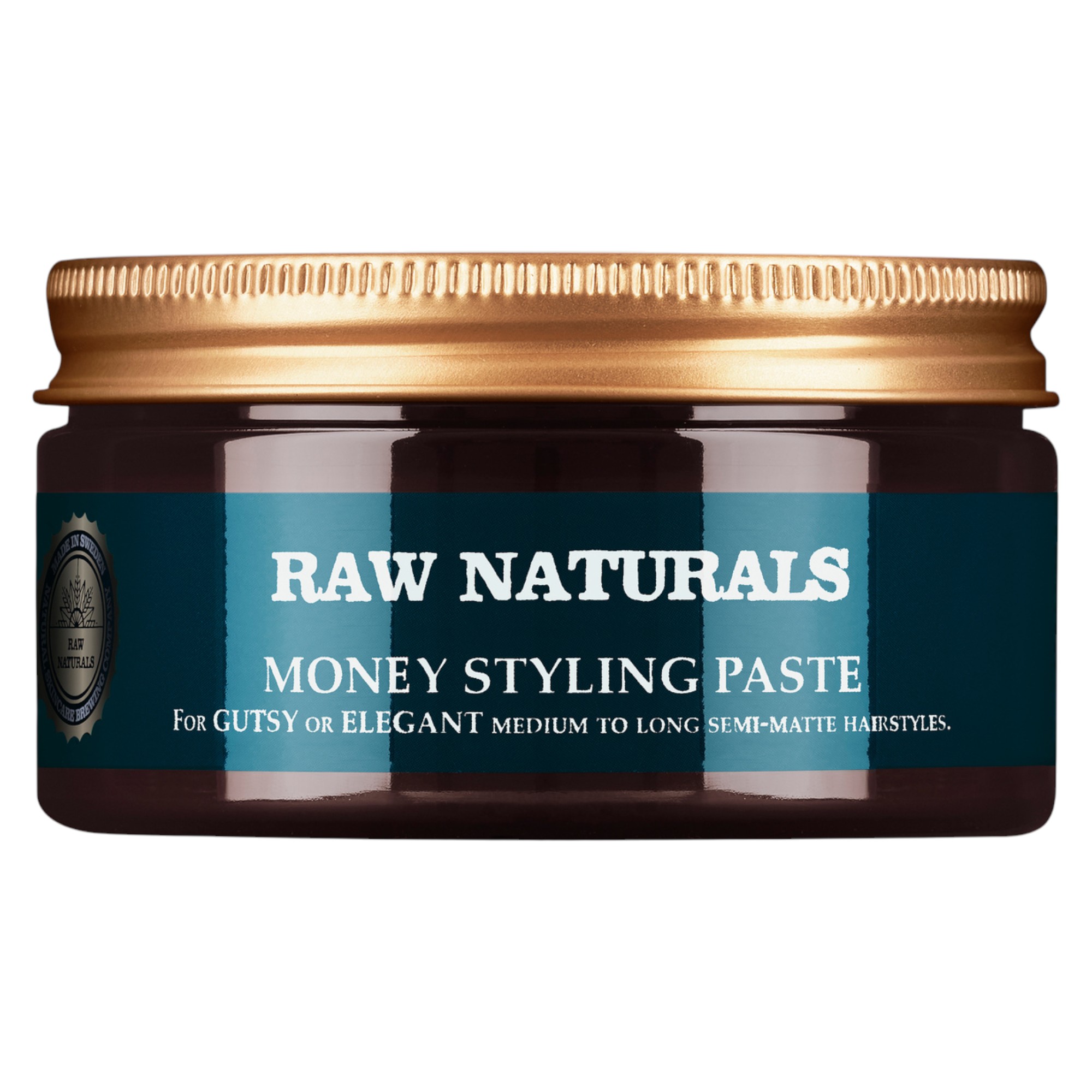 Raw Naturals, Money Styling, Fără parabene, Pastă de styling a părului, Tenură fermă, Mediu la înalt, Păr, 100 ml.